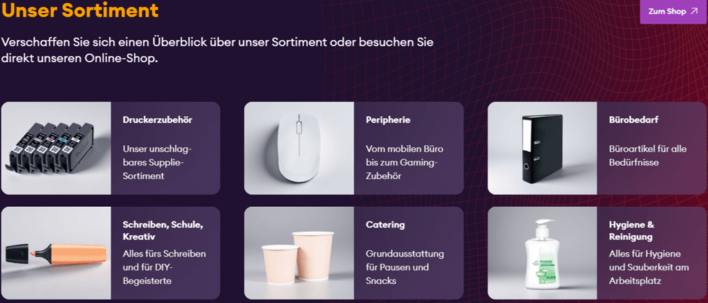 Cliff, Bürobedarf, EDV- Zubehör, Haushaltsartikel, Druckerzuubehör, Home Office, IT